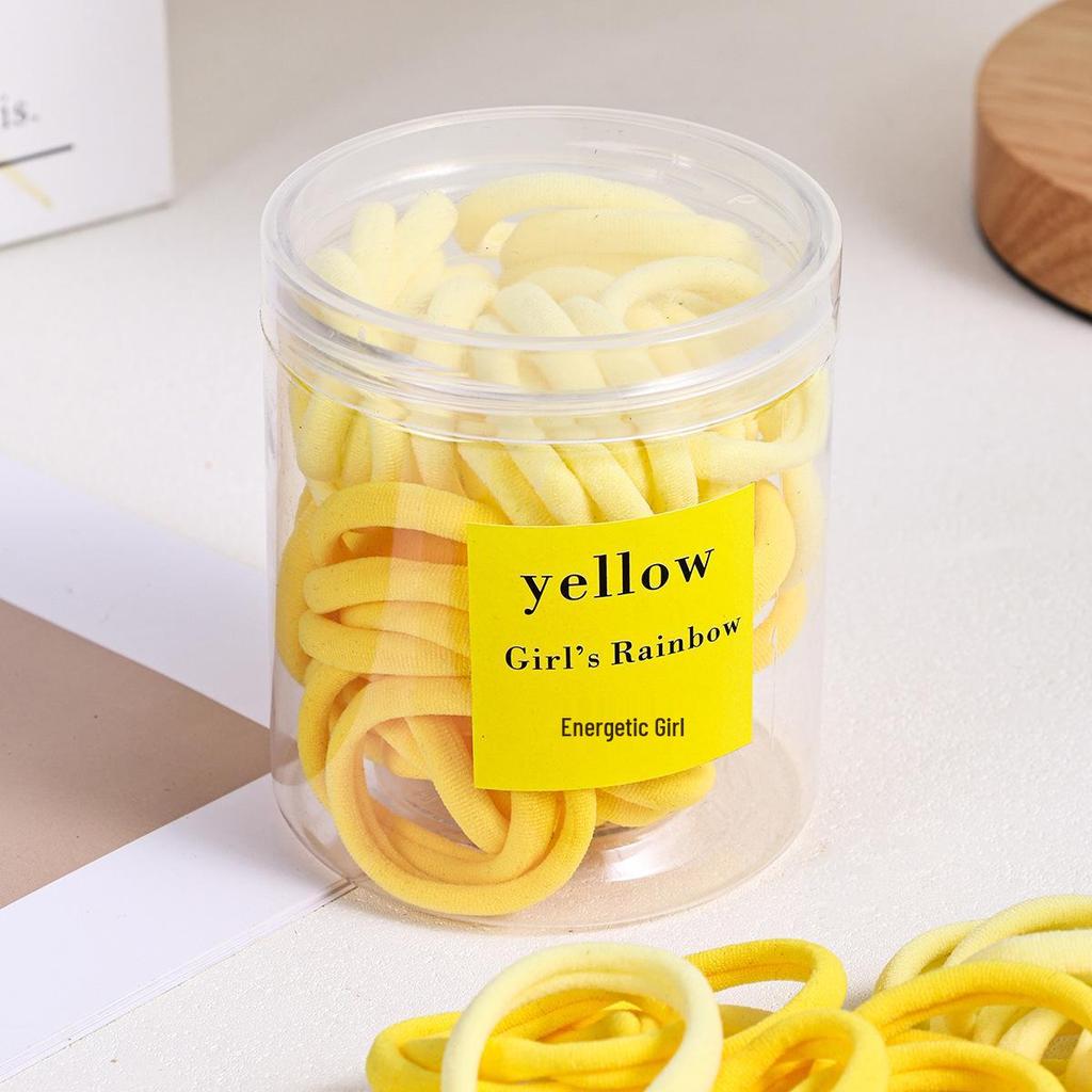 High-Elasticity Hair Ties for Girls - Gentle on Hair, Perfect for Children's Hairstyles