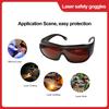 Beauty Laser Treatment Protective Goggles Eyewear 200nm-2000nm Hair Removal Eye Protection Safety Lazer Glasses for Work