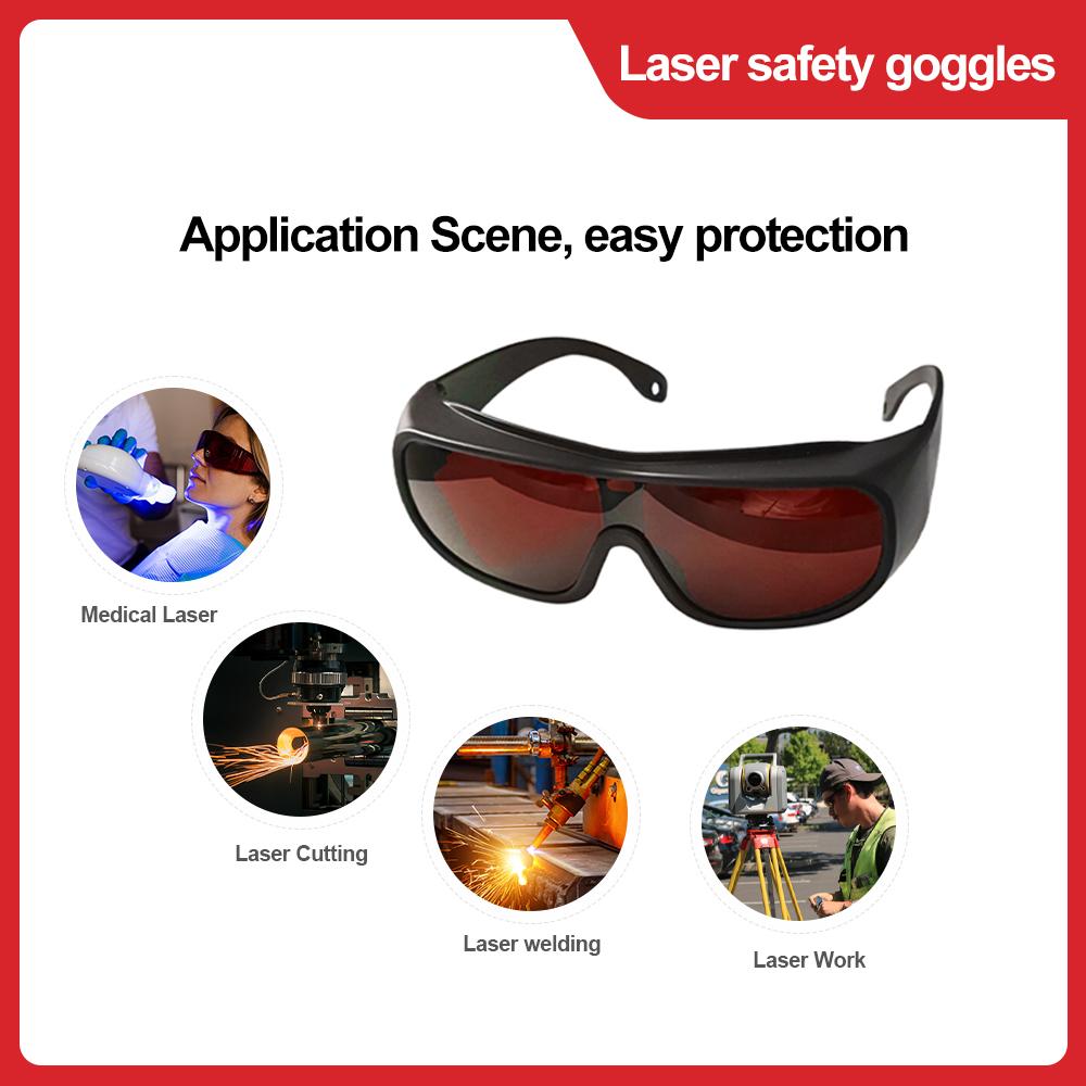 Beauty Laser Treatment Protective Goggles Eyewear 200nm-2000nm Hair Removal Eye Protection Safety Lazer Glasses for Work