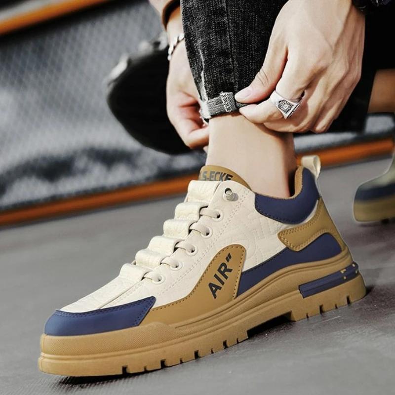 New Men's Sports Shoes, High Top Casual Shoes, Anti Slip Running Shoes, Comfortable Vulcanized Shoes, Outdoor Men's Loafers