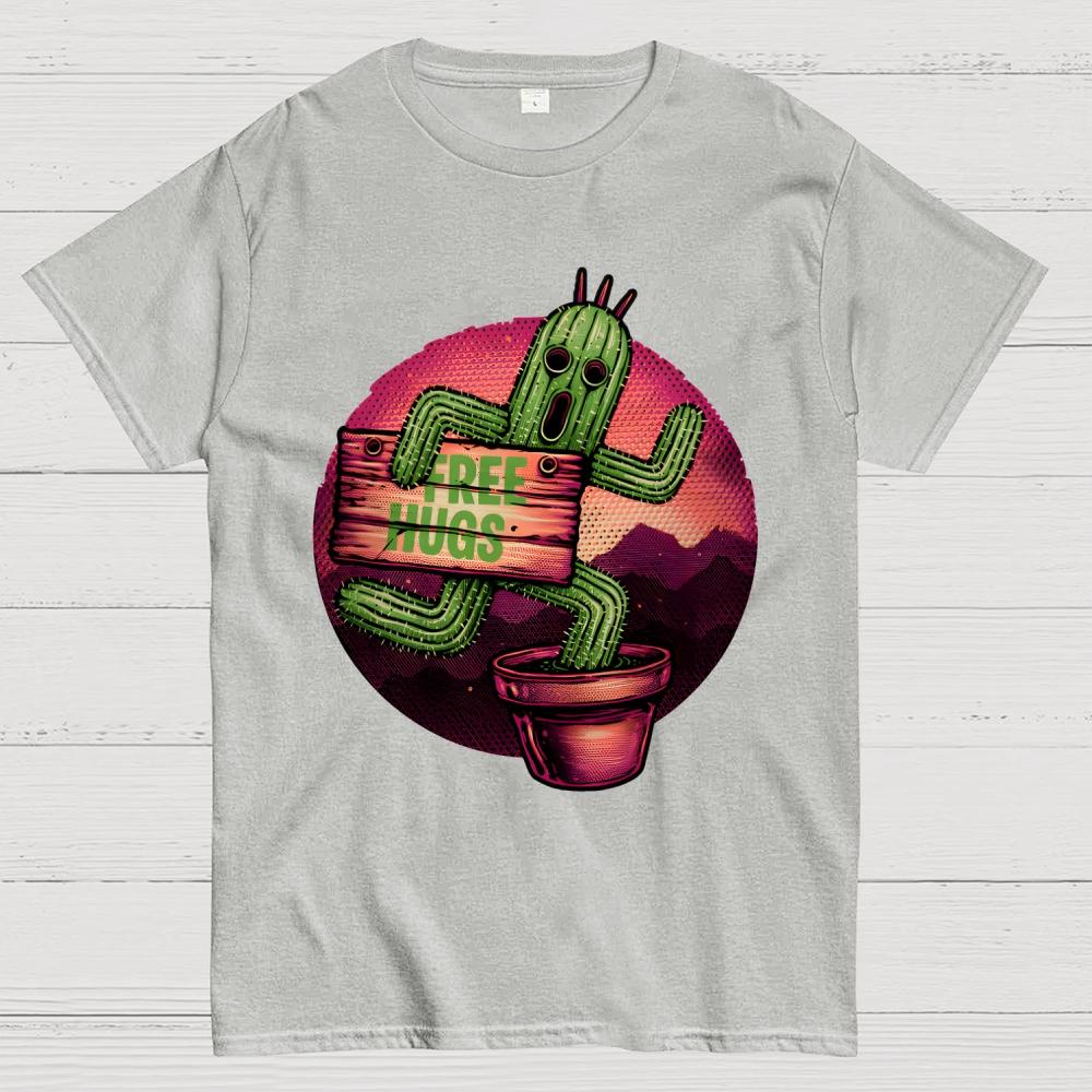 Huggable Cactus Cotton Summer Casual Cool Loose T-Shirt