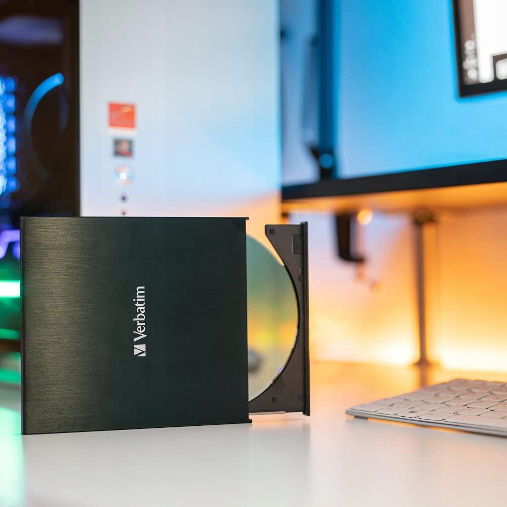 Nagrywarka zewnętrzna Verbatim BLU-RAY X4 USB-C 3.1