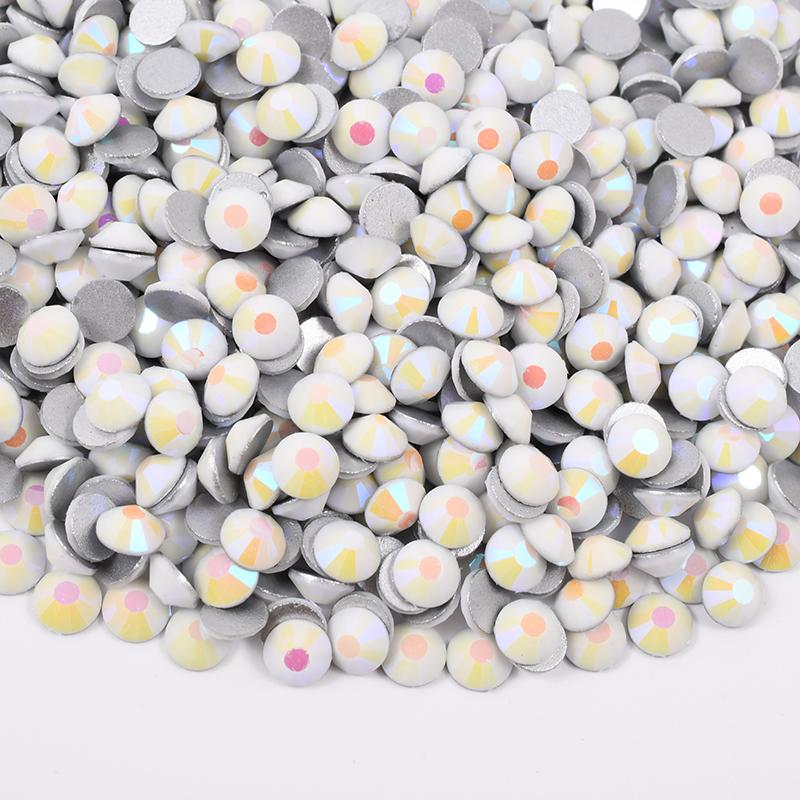 New Misty Rose Colors Glass Rhinestones SS6-SS30 Non Hotfix Crystals Flatback Crystal Rhinestones for Nail Art DIY