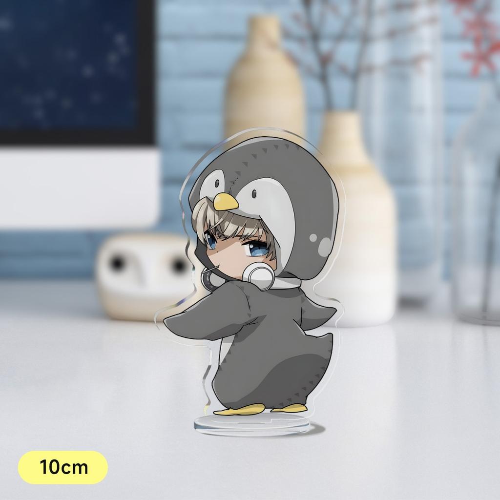 Anime Wind Breaker 10cm Acrylic Stand Sakura Haruka Yukai Akihiko Su Fang Q Version Mini Figure Model Plate Gift