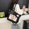Large Capacity Clutter Bag Transparent Nylon Shoulder Bag Women's Tote Bag