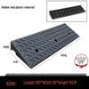 Curb and Threshold Ramp Mat - Rubber Slope for Home or Car Use