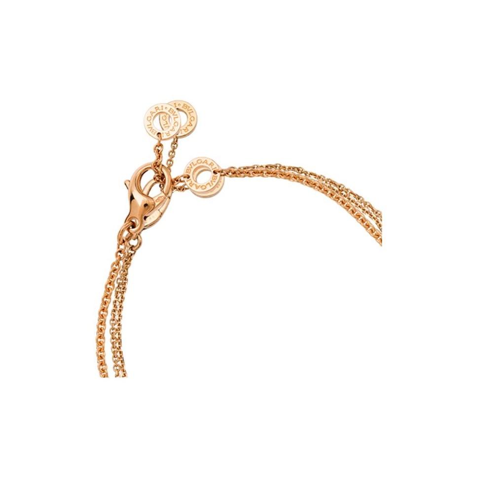 BVLGARI B.Zero1 Fashion Ceramic Pendant 18K Rose Gold Bracelet Women jewelry BR858157