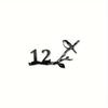 Metal Address Number 12 Sign Wall Mounted Birdhouse Shape Home Decor