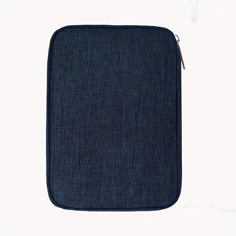 

A Multi-Pocket Electronic Accessories Box -Travel Cable Organizer Case-Portable Tech Gear Pouch for Office and Travel Essentials темно-синий