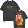 Camisetas Oversize Unisex para Mujer Bad Bunny Un Verano Sin Ti Camisetas Estampadas de Moda Sueltas Casual de Algodón Harajuku de Manga Corta