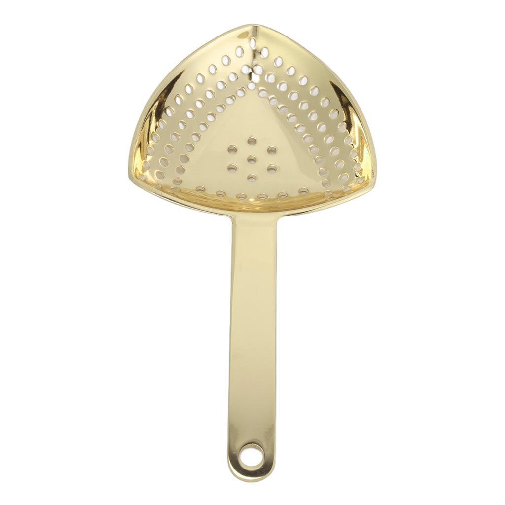 Trójkątne sitko koktajlowe Bez pęknięć Antykorozyjne Dokładna filtracja Dekoracyjne Profesjonalne sitko do lodu do baru domu