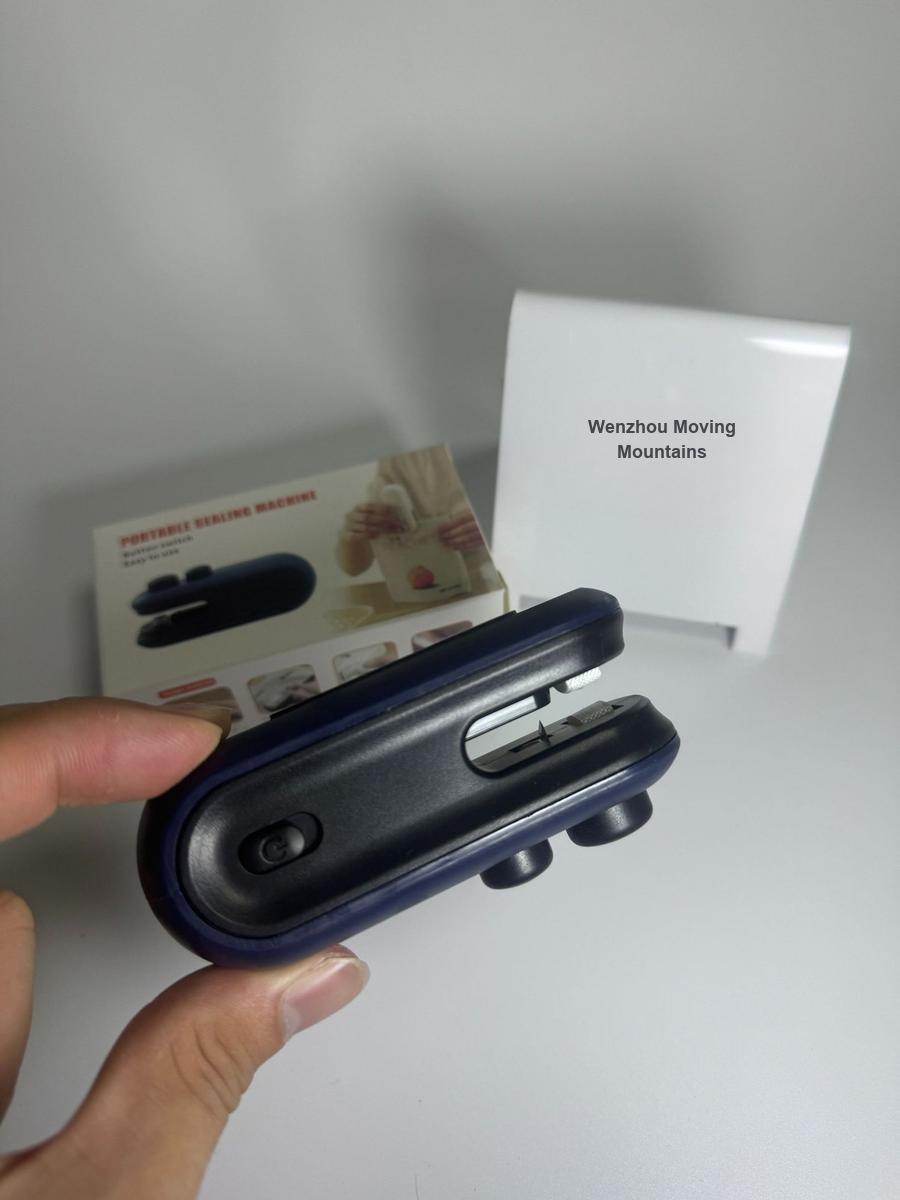 2 pcs Mini Sealable Bag Sachet Making Machine with Two-Button Operation, Snack Sealer, Moisture-Proof, Prevents Hand Injury 1 PCS