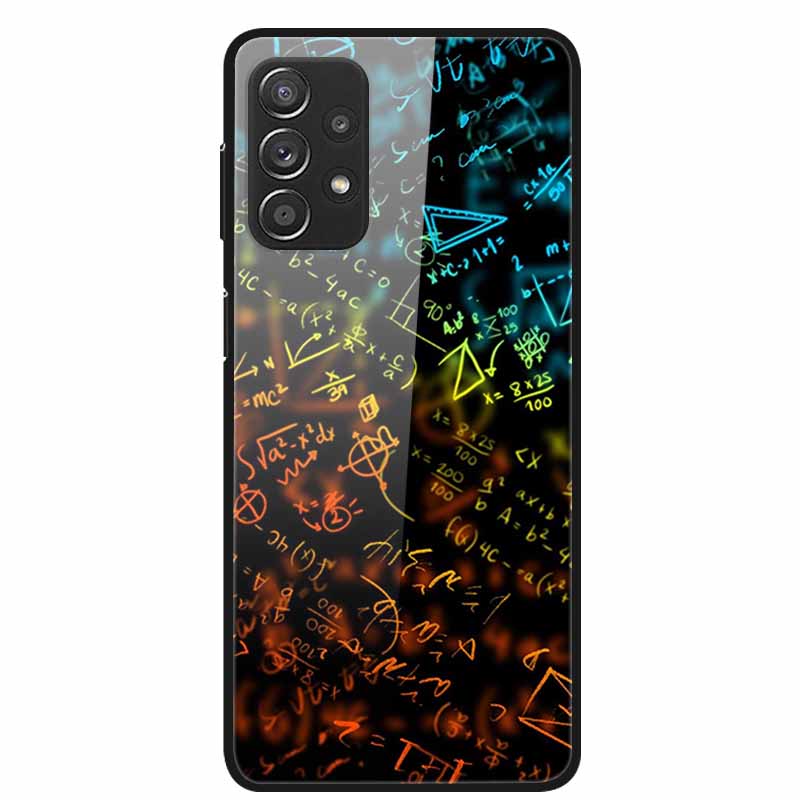 For Samsung A52 5G 4G Cases A52s 5G Tempered Glass Hard Back Cases For Samsung Galaxy A52 5G Phone Covers Funda A 52s 2022 A528B