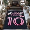 Messi 193 Customize Your Name Floor Rug Office Rug Design for Kitchen Balcony Study room Outdoor Anti-slip Rug Anime Office Decor