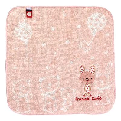 Monseuil Anano Cafe AC. Baby Imabari Towel Handkerchief, Pink, 55173