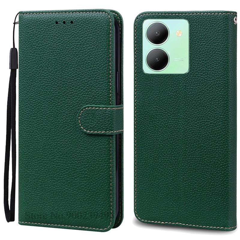Y36 Hülle Für Vivo Y36 Hülle Weiche Silikon Rückseite Handyhülle Für Vivo Y36 5G Hülle Leder Klapp Brieftasche Hülle für VIVOY36 Y 36