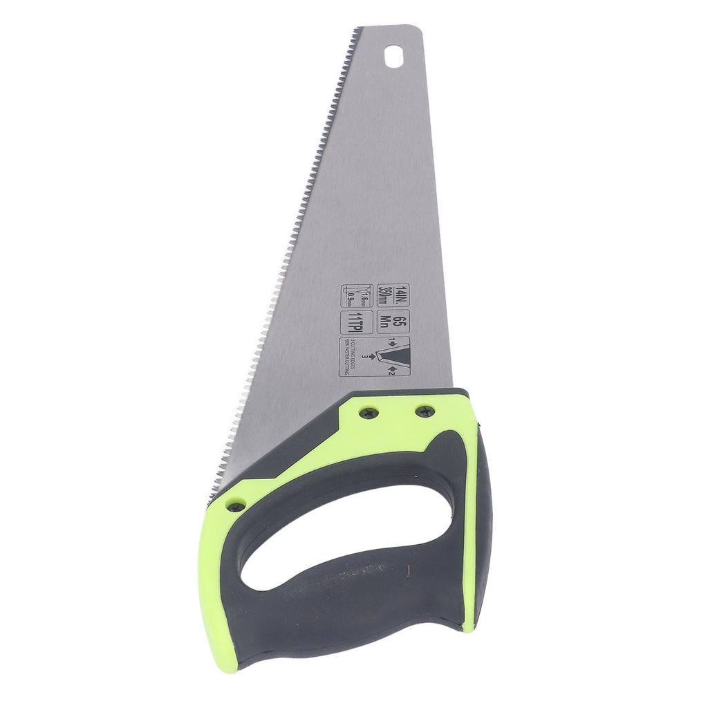 Woodworking Hand Saw 65MN Manganese Steel Clean Smoothly Cutting Anti Slip Handle Hand Saw for