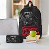 3Pcs Villainous Comdy merch Backpack Set for Boy Girl Pencil Boxes Bookbag Sets with Lunch Box For School Students Daypack