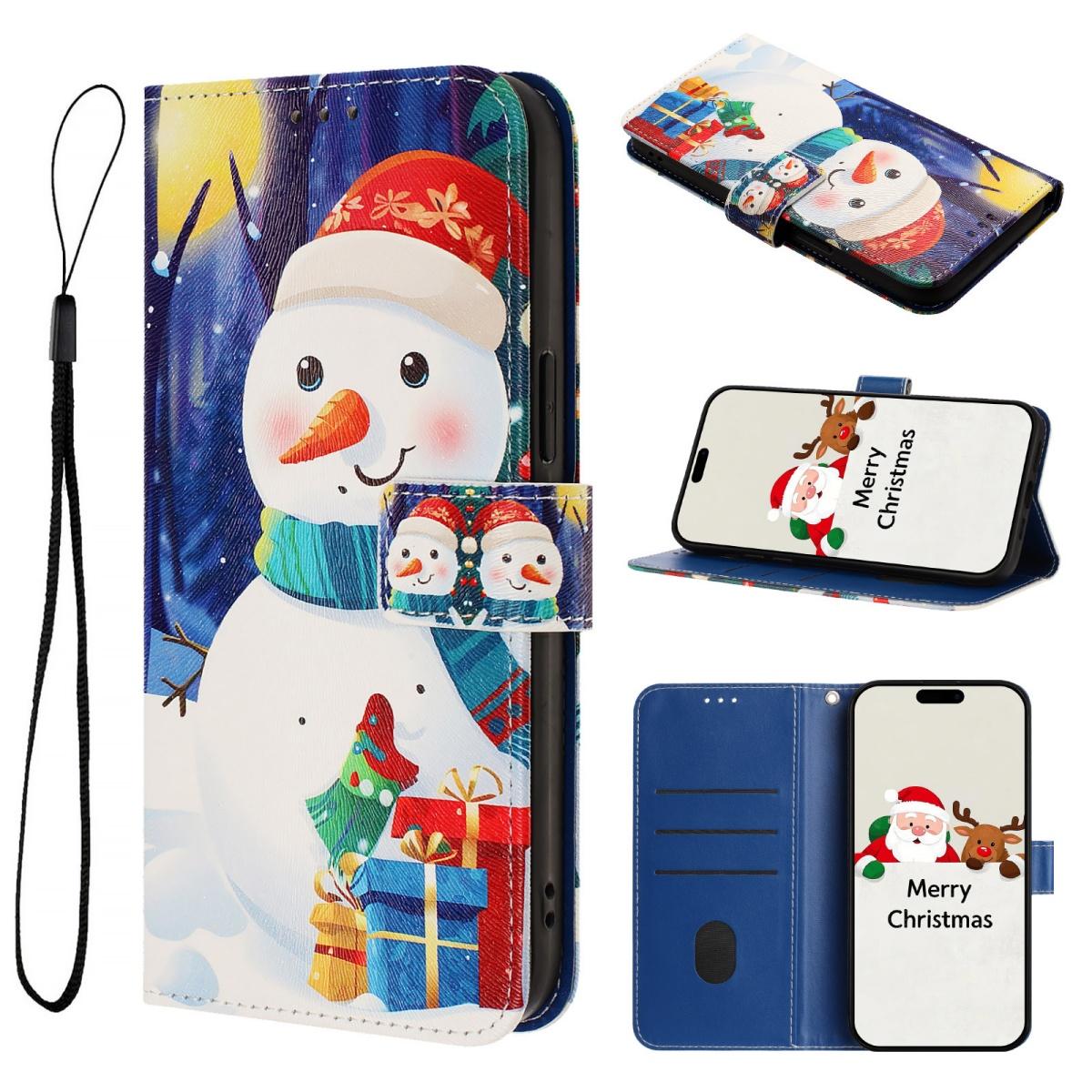 

Christmas Leather Cover For Samsung Galaxy A17 A07 A56 A36 A26 A16 A06 A55 A35 A25 A15 A05 S Case Flip Wallet Phone Cover Coque Galaxy A17 5G