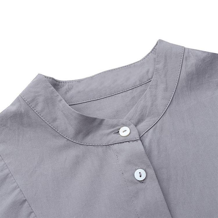 GMXIA Stile Tempo Libero Primaverile Cardigan Retrò Girocollo Abito a Svasatura Larga per Donna