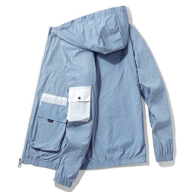 

Летняя куртка для спорта и отдыха, однотонная солнцезащитная куртка с вышивкой XXL