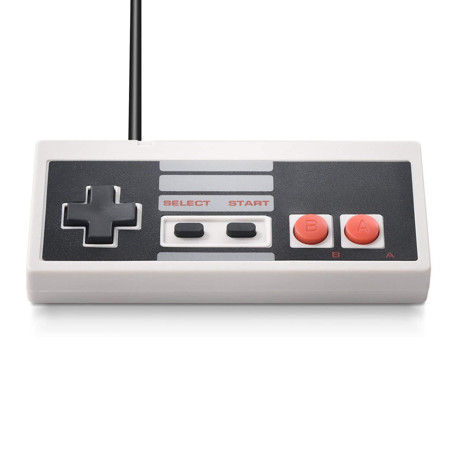 

In-Stock Red & White Mini Wired Controller for NES Console