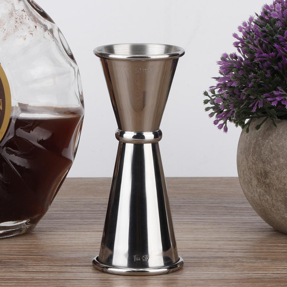 30 45ml Stainless Steel Wine Cocktail Shaker Double Jigger Bartending Measuring Tool Bar Accessories
