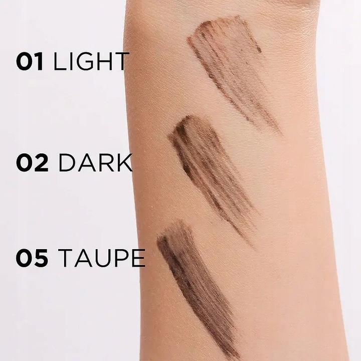 Eveline Mascara Do Brwi 02 Dark Brow And Go! Ze Szczoteczką