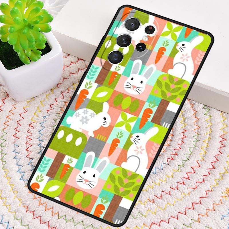 Bunny Rabbits Phone Case for Samsung Galaxy note 10 pro S26 Ultra S23 S24 FE S25 S21 S22 PLUS shockproof Cove