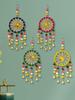 Wool Handmade Colorful Wall Décor & Door Hangings For Home Decoration, 4 Piece