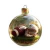 Ornamenti Divertenti per Albero di Natale a Forma di Palla Sportiva 3D Micro Scena Ornamento Sportivo Festivo Palla Trasparente Decorazione da Appendere Ornamento per la Casa