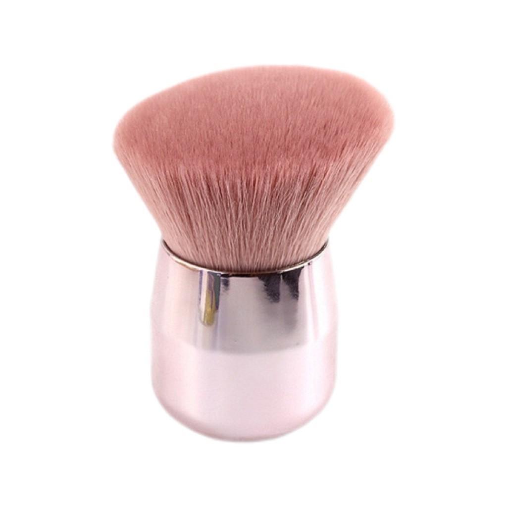 

Pink Mushroom Head Makeup Brush: Soft Bristle Blush, Cleaning, Nail Art Dust Beauty Tool.