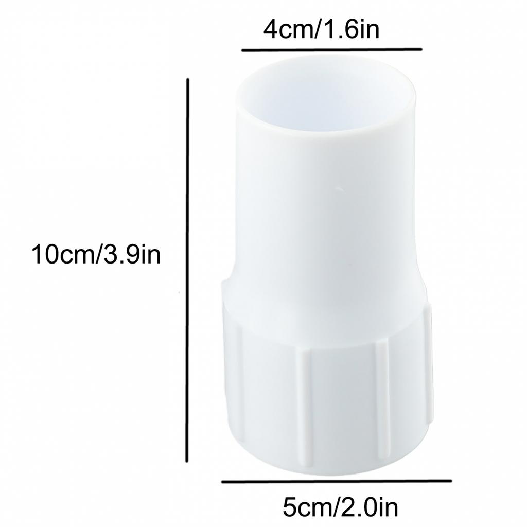 Tuyau d'aspirateur fileté 38 mm 2 pièces Manchon d'extrémité Haute Qualité