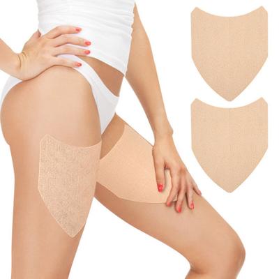 5/15Pcs V-shaped Invisible Thigh Patches Sagging Skin Lifting Firming Anti-Chafing Body Tape Breathable Skin Color Leg Body Adhesive Patches