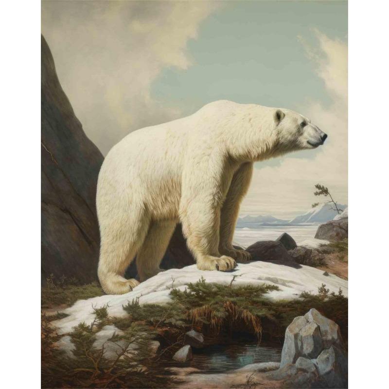 

Лесная дикая природа Ягуар Лебедь Лошадь Ленивец Крокодил Ретро Животное Абстракция Постер Холст Картины Настенное искусство Картины Домашний декор 21cm×30cm NoFrame