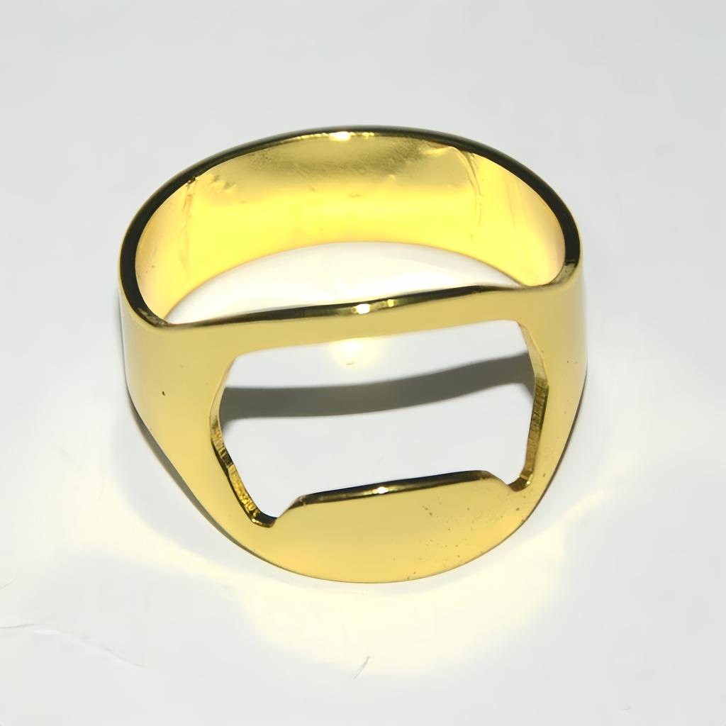 Versatile Cool Ring Bottle Opener Stainless Steel Ring Easy To Pull Opener Suitable For Bar Soda Drinks Bars Beer Tools Utensils