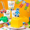 Toppery Na Tort Muffiny Klocki Urodziny Party 5Szt