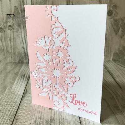 Blumenrand Kante Metall Stanzformen DIY Scrapbooking Album Papierkarten Schablone