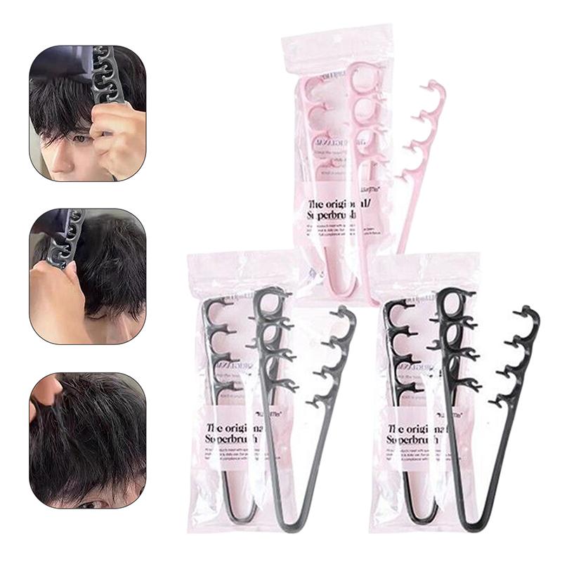 1Pcs Volumizing Wide-Tooth Hair Styling Comb Curling Tools Fluffy Texture For Men Ideal For All Hair Types Hairstyling Tools