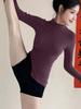 2025 Women's Long Sleeve Red Yoga & Pilates Top – Autumn/Winter Collection