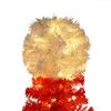 Set Of 2 4FT Christmas Trees, Artificial Prelit Christmas Tree With High-Density 300 Branches, 100 LED Lights, for Xmas Decor