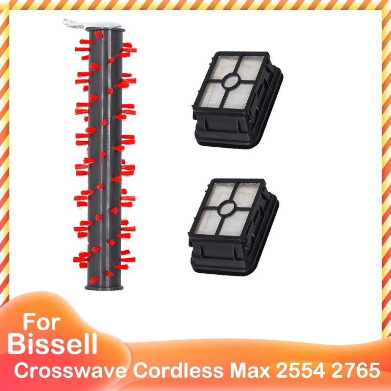 Main Brush HEPA Filter For Bissell Crosswave Cordless Max 2554 2554A 2590 2596 2596B 2596M 2765 2765F 2765Z 2765E 2765N 2767Z
