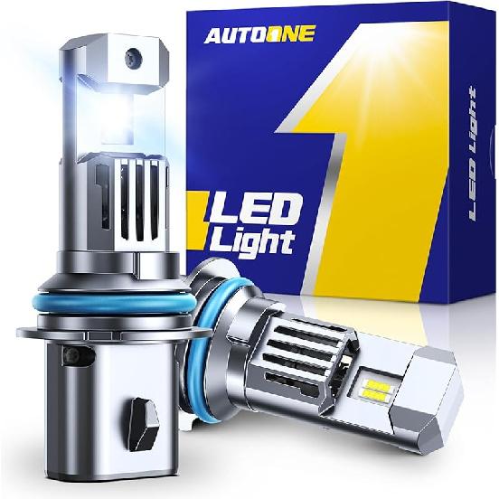 AUTOONE 9012 LED Bulb, 800% Brighter, 3 Min Quick Tall, 20 Years Lifespan, No Flicker, 99% Compatibility