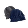 New autumn and winter adult knitted hat children's wool hat women's winter Korean version ripped hat versatile and small face