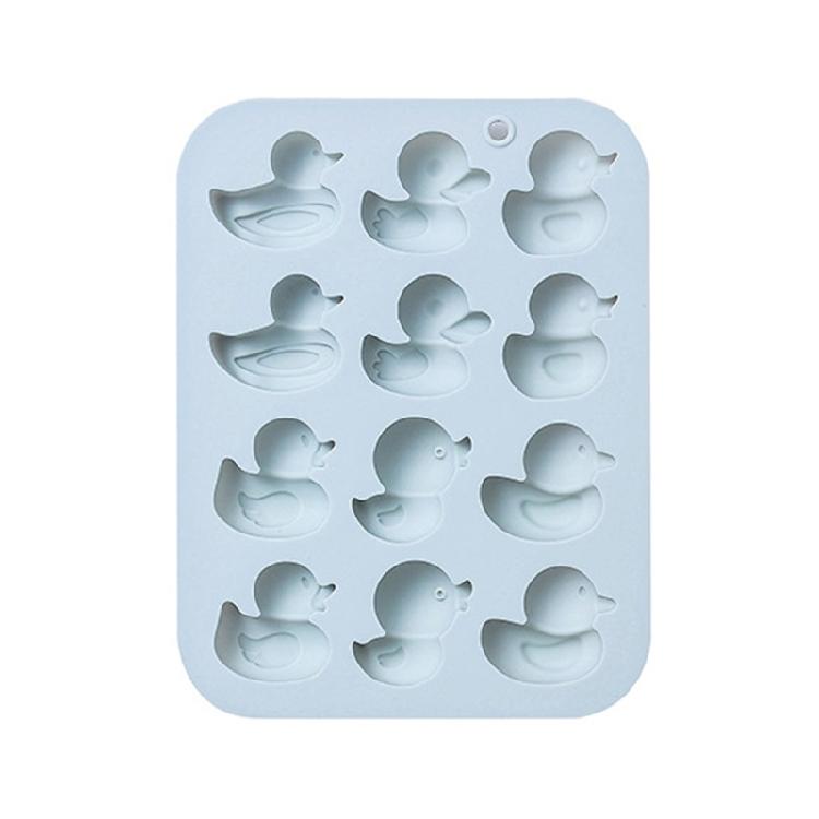 12 Cavity Ducks Resin Mold Fondant Silicone Mold DIY Cake Pastry Baking Mold