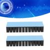 2-Piece Heatsink, Black Groove Heat Dissipation Plate, Cooling Fins, Aluminum, Thermal Runaway Prevention, Heat Dissipation Module, 120x40x20mm,