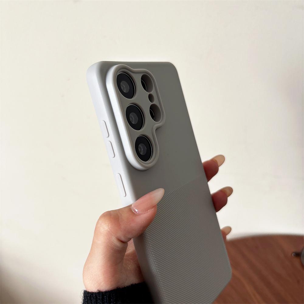 For Samsung Galaxy S26 Ultra S25 FE S24 Ultra TPU Matte Phone Case Camera Lens Protection Silicone Shockproof Back Soft Cover