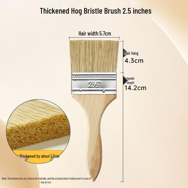 Multifunctional Nylon Brush: BBQ, Paint, Cleaning, 1-12 Plate Sizes