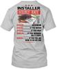 Sarkastisches Installateur-Stundenlohn-T-Shirt Hergestellt in den USA Größe S bis 5XL