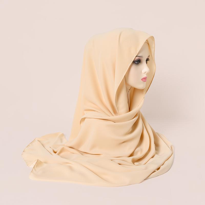 Muslim Hijab Premium Jersey Scarf Soft Solid Headscarf Femme Musulman Lot Hijabs Islamic Shawl Wraps Women Turban Foulard